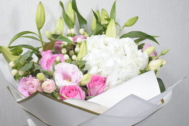 Delicate Pink & White Elegance Bouquet